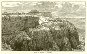 Veduta di Magdala, Abissinia da English School