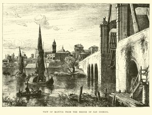 Vista di Mantova dal Ponte di San Giorgio