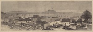 Veduta di Napoli (incisione) da English School