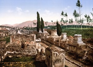 Veduta di Pompei da English School