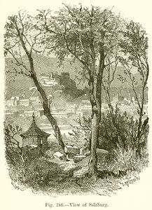 Veduta di Salisburgo da English School