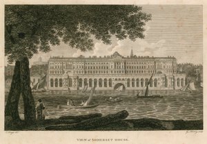 Vista di Somerset House, The Strand, Londra da English School