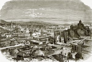 Veduta di Tiflis da English School