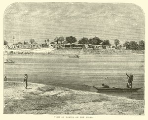 Veduta di Yamina sul Niger