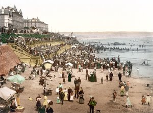 Veduta di una spiaggia inglese