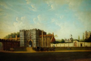 Veduta della Casa del Cancello, Priorato di St. Osyth da English School
