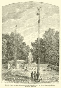 Osservatorio meteorologico di Saint-Marie-du-Mont, Manche, Francia da English School