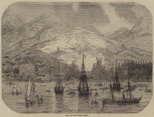 Veduta del Molo, Gaeta (incisione) da English School