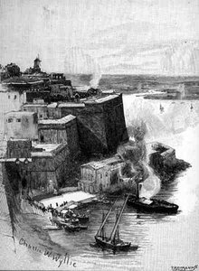 Vista del Porto di Quarantena, Valetta, Malta, da 
