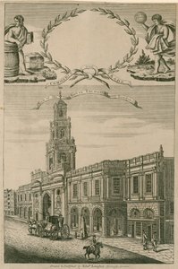 Vista della Royal Exchange, Londra da English School