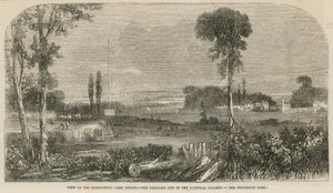 Vista sulla tenuta di Kensington Gore, il sito proposto per la National Gallery