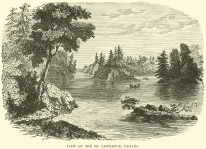 Veduta sul San Lorenzo, Canada da English School