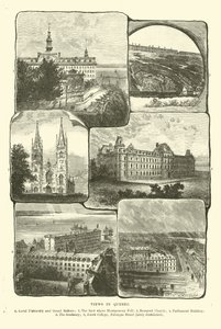 Vedute di Quebec da English School
