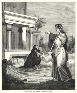 Visione delle acque sacre, Ezechiele XLVII da English School