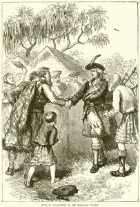 Visita di Oglethorpe alla colonia degli Highland da English School
