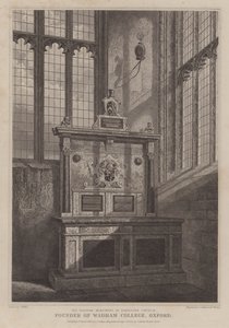 Monumento di Wadham, Chiesa di Santa Maria, Ilminster, Somerset da English School