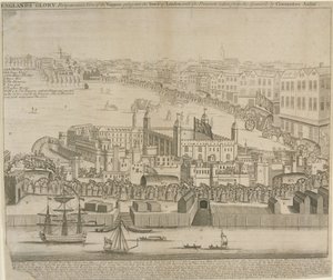 Carri di tesori portati nella Torre di Londra, 1744 da English School