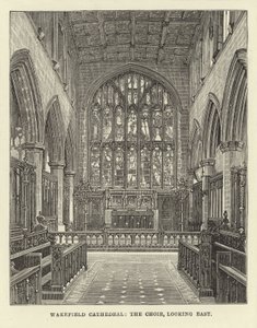 Cattedrale di Wakefield, il coro, guardando a est da English School