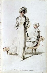 Abito da passeggio e da mattina, tavola di moda da Ackermann