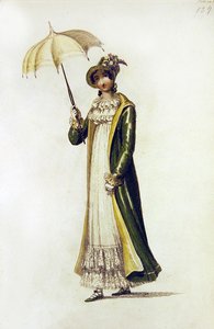 Abito da passeggio, tavola di moda da Ackermann
