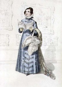 Abito da passeggio, tavola di moda da Ackermann