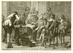 Wallenstein e Tilly tengono un consiglio di guerra (1626) da English School