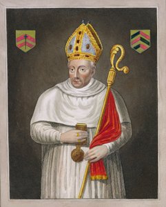 Walter de Merton (m.1277), dopo un dipinto nella Bodleian Gallery da English School