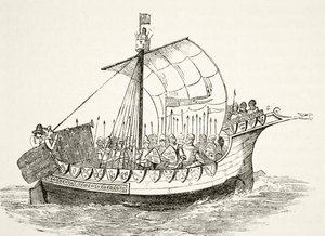 Nave da guerra del XV secolo, da 