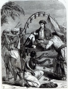 Warren Hastings (1732-1818) in India nel 1784 da English School