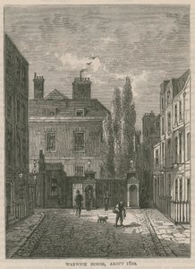 Warwick House, Londra, circa 1810 da English School