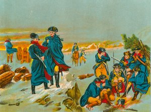 Washington e Lafayette a Valley Forge