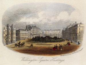 Piazza Wellington a Hastings da English School