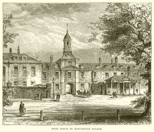 Facciata ovest di Kensington Palace da English School
