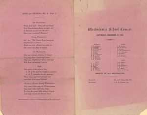 Concerto della Scuola di Westminster da English School