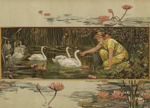 Dove crescono le ninfee (chromolitho)