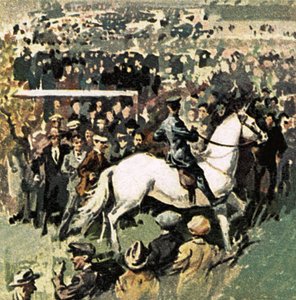 Cavallo bianco alla finale della Coppa del 1923 a Wembley da English School