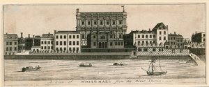 Whitehall dal fiume Tamigi da English School