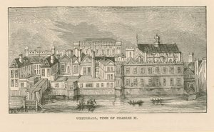 Whitehall dal fiume Tamigi da English School