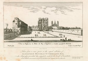 Whitehall nel XVII secolo da English School