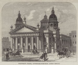 Cappella di Whitfield, Tottenham-Court-Road, recentemente ricostruita