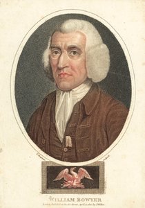 William Bowyer, stampatore ed editore inglese (incisione colorata) da English School