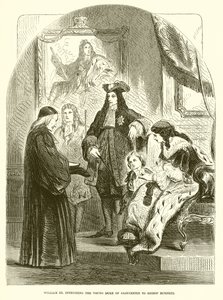 Guglielmo III affida il giovane Duca di Gloucester al Vescovo Burnett da English School