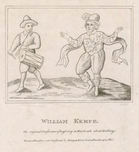 William Kempe, il primo interprete di Dogberry in Molto rumore per nulla
