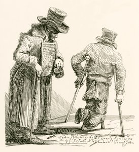 William Kinlock, un mendicante cieco che ha perso la vista a Gibilterra