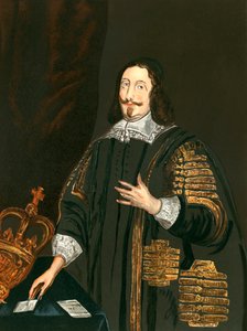 William Lenthall (litografia a colori) da English School