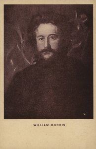 William Morris (1834-1896), designer tessile, artista e scrittore inglese (litografia)