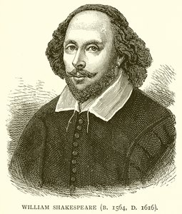 William Shakespeare (n. 1564, m. 1616) da English School
