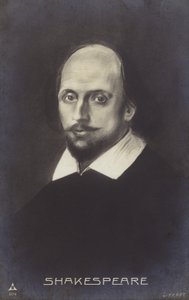 William Shakespeare (c1564-1616), drammaturgo e poeta inglese (litografia)