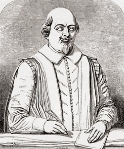 William Shakespeare, dopo il busto dalla tomba a Stratford, da 