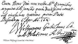 William Wolfgang da English School